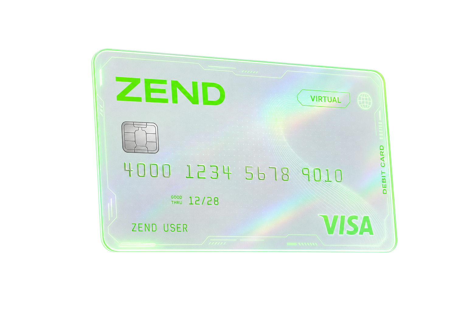 Zend virtual Visa card